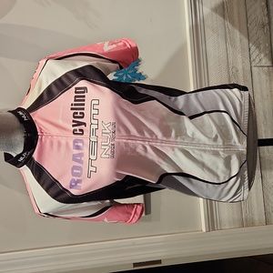 EUC NUK Bikewear Road Cycling Women's sz L Bike Jersey